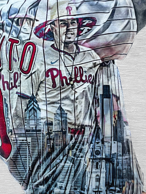 "REAL" (JT Realmuto) Philadelphia Phillies - Officially Licensed MLB Print - Limited Release /500
