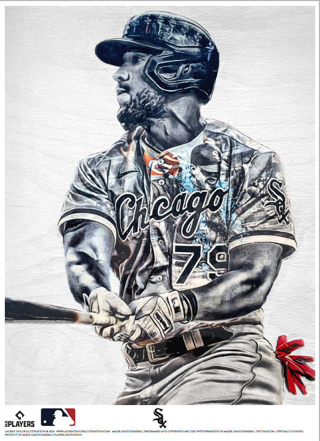 "Abreu" (José Abreu) Chicago White Sox - Officially Licensed MLB Print - Limited Release /500