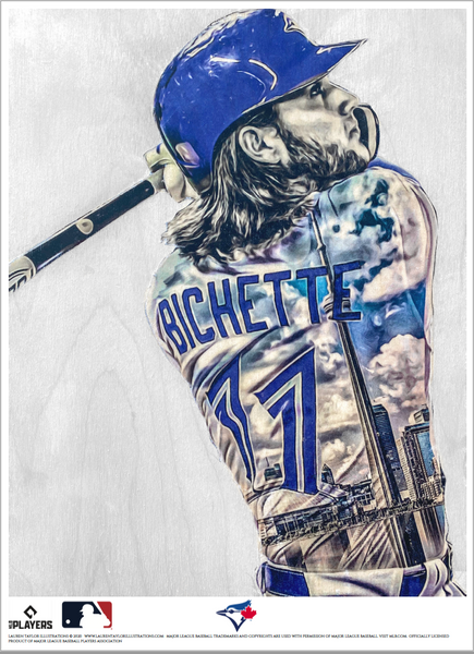 Bo Bichette Baseball Player Original Illustration Card / 