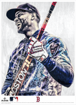 "Bogey" (Xander Bogaerts) Boston Red Sox- Officially Licensed MLB Print - Limited Release /500