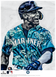 "Julio" (Julio Rodriguez) Seattle Mariners - Officially Licensed MLB Print - Limited Release /500
