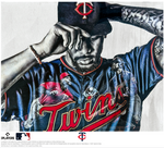 "Buxton" (Byron Buxton) Minnesota Twins - Officially Licensed MLB Print - Limited Release /500