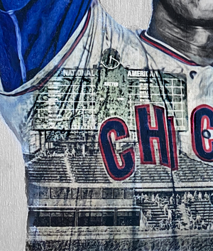 "Fergie" (Ferguson Arthur Jenkins) Chicago Cubs - 1/1 Original on Wood