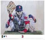 "Benny Slide" (Andrew Benintendi)  - Officially Licensed MLB Print
