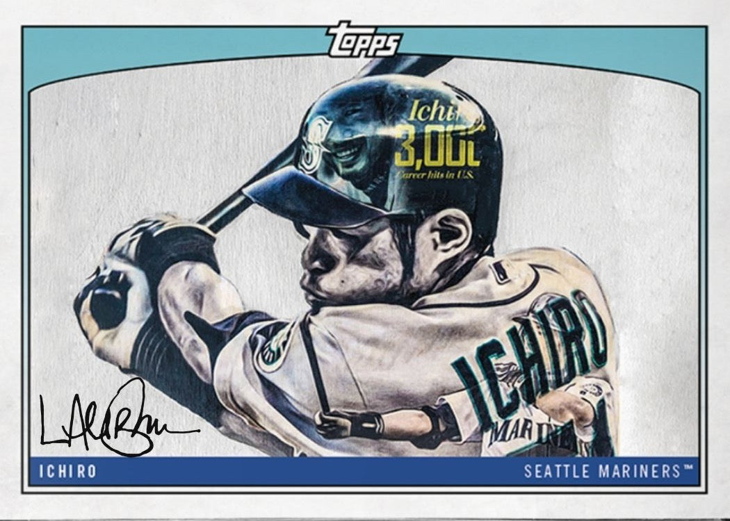 Shohei Ohtani & Ichiro Suzuki Autographed Los Angeles Angels & Seattle  Mariners Baseball