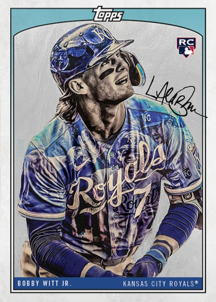 Lauren Taylor x Topps - NAVY Artist Autographed /25 - Aaron Judge Base