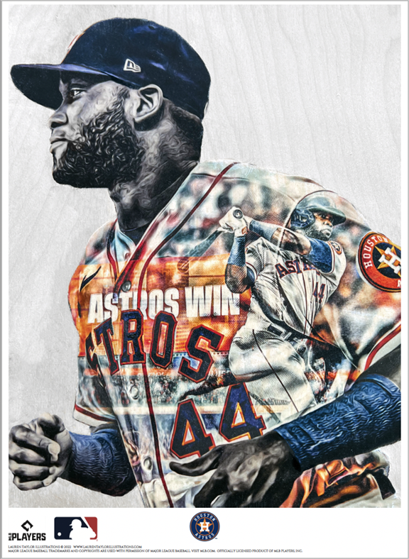 MLB Baseball Yordanalvarez Yordan Alvarez Yordan Alvarez Houston Astros  Houstonastros Art Print