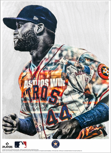 "El Grande" (Yordan Alvarez) Houston Astros - Officially Licensed MLB Print - Limited Release /500