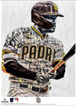 "Grish" (Trenton Grisham) San Diego Padres - Officially Licensed MLB Print - Limited Release /500