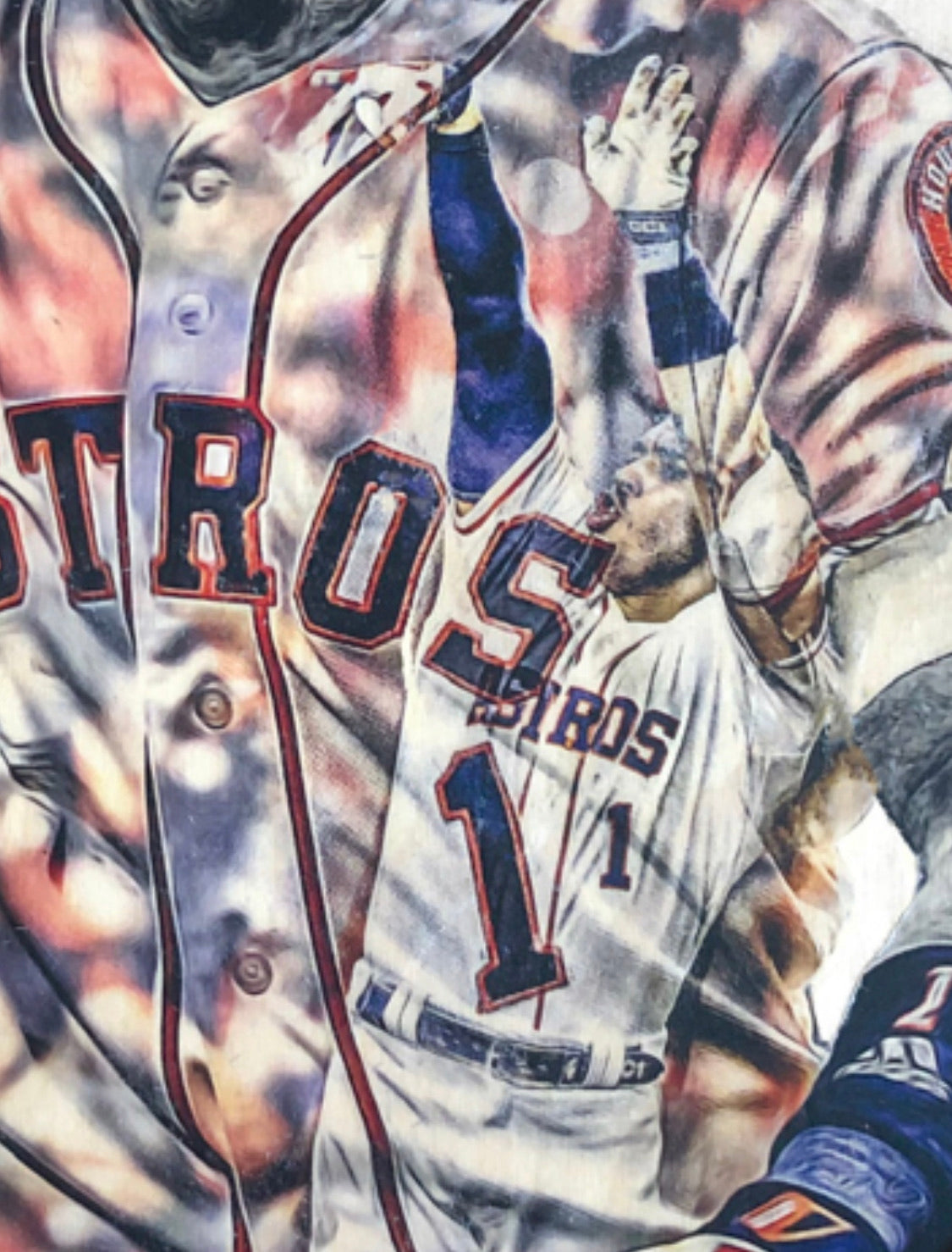 “Correa Walk Off” (Carlos Correa) Houston Astros - 1/1 Original on Wood