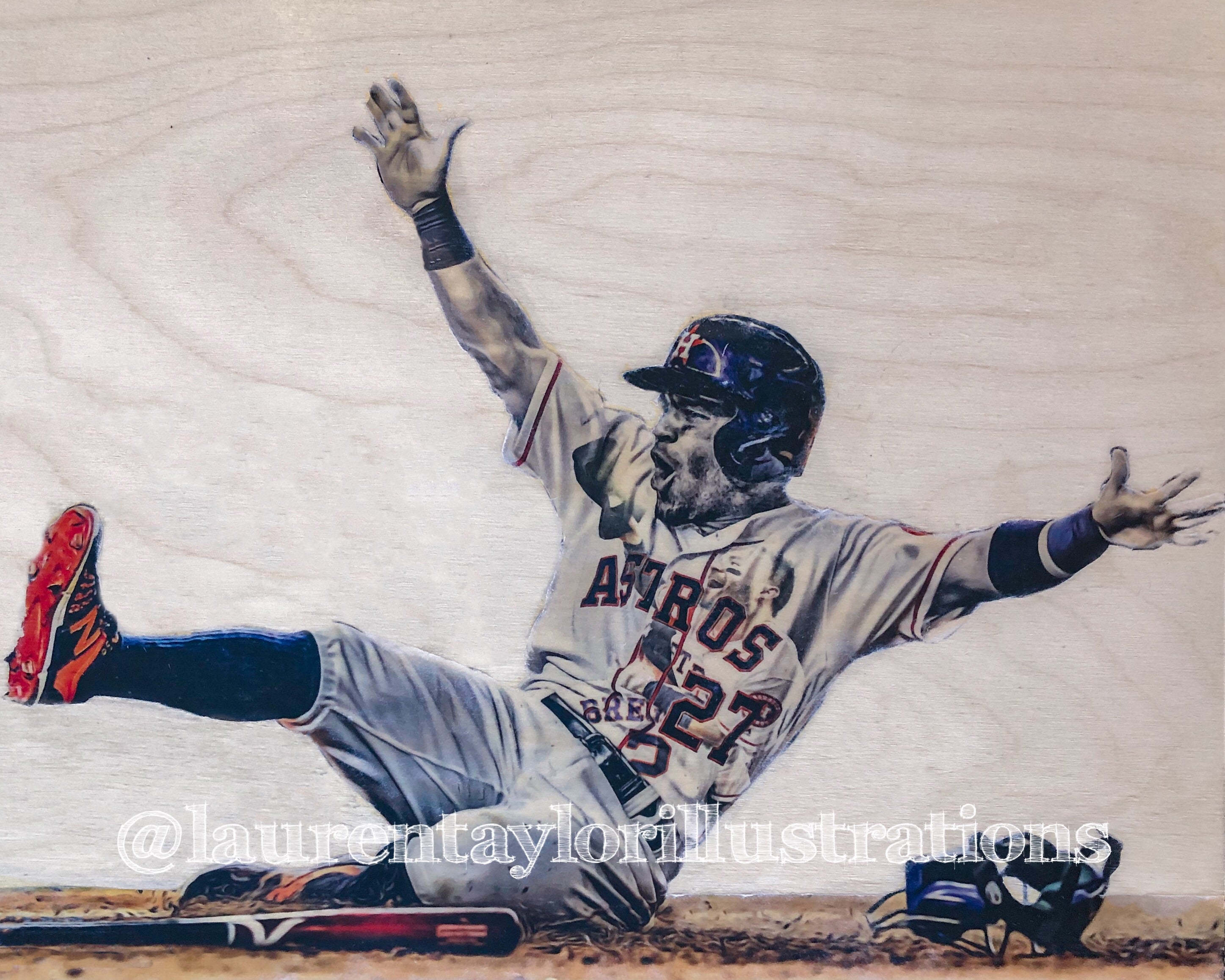Jose Altuve Canvas Painting - Houston Astros Canvas Prints, Baseball 1 -  Ducicanvas