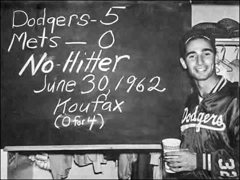 "The Left Arm of God" (Sandy Koufax) Los Angeles Dodgers - 1/1 Original on Wood