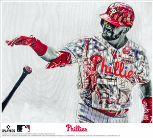 Kyle Schwarber baseball Paper Poster Phillies 6 - Kyle Schwarber
